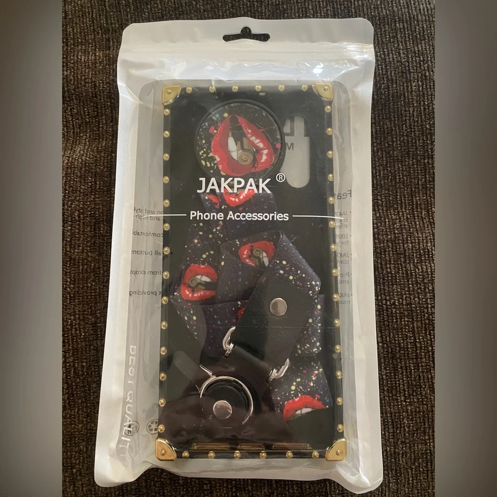 JakPak Phone case with strap &‎ stabd for Galaxy A32 5G